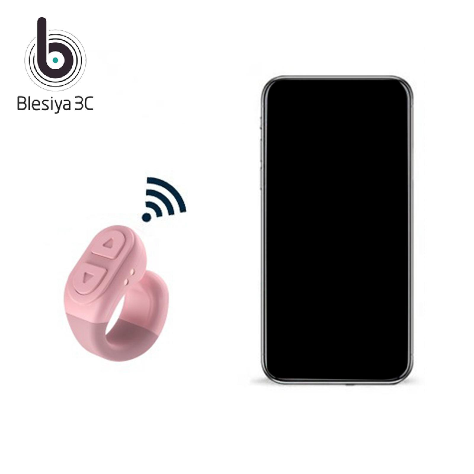 Blesiya Remote Control Ring Fingertip Controller Automatic Page Pink