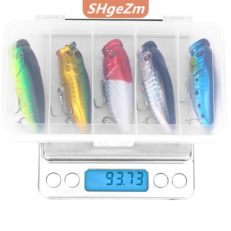 [COD] SHgeZm 6.5cm 8.5g mặt nước là nổi ABS vật liệu cứng Mồi Bionic mồi luya màu Bionic mồi