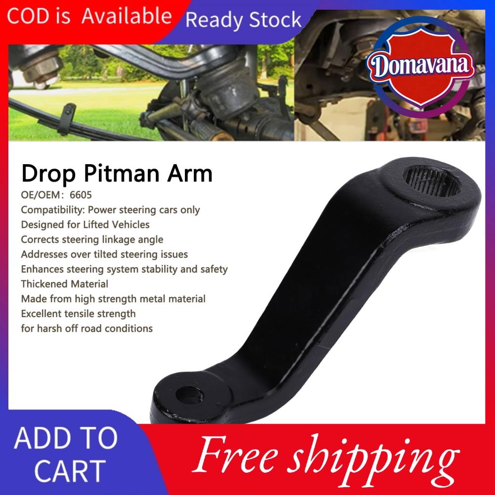 Domavana Yechiry Drop Pitman Arm 6605 Thay thế cánh tay lái Pitman cho TJ 1987-2006 2.5in 6in Thang máy cho Cherokee XJ Comanche MJ 1984-2001 Xe nâng 4.5in Giá 646,000 Đồng*Miễn phí vận chuyển