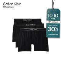 CALVIN KLEIN Viscose Cotton Blend Knit Slim Boxer 3 Pack Mens