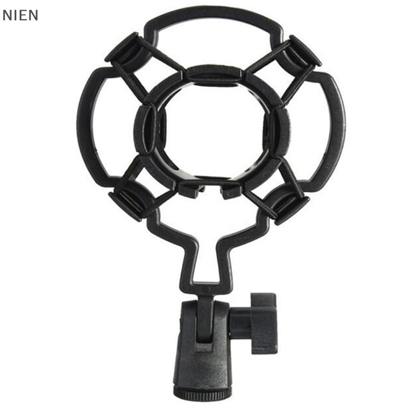 NIEN Giá đỡ micro Điện Dung Chuyên Nghiệp Thông dụng giá đỡ mic chống sốc giá đỡ ghi âm phòng thu cho Kẹp Mic màn hình lớn màu đen
