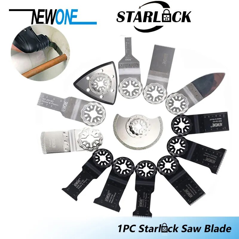 Newone một mảnh đa lưỡi cưa dụng cụ rung lắc lưỡi cho starlock đa công cụ