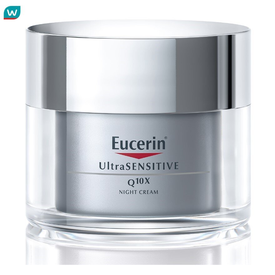 Eucerin Ultrasensitive Q10X Night 50ml ราคา 1,215 บาท*ส่งฟรี