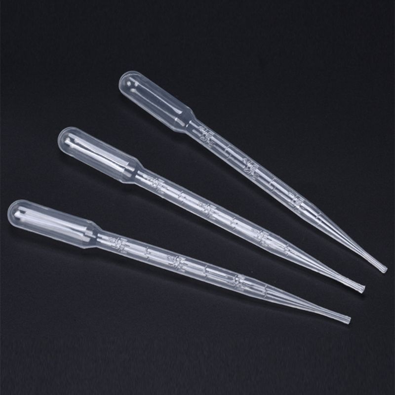 100%-New 300pcs L trong suốt pipettes nhỏ mắt bằng nhựa dùng một lần chuyển giao tốt nghiệp