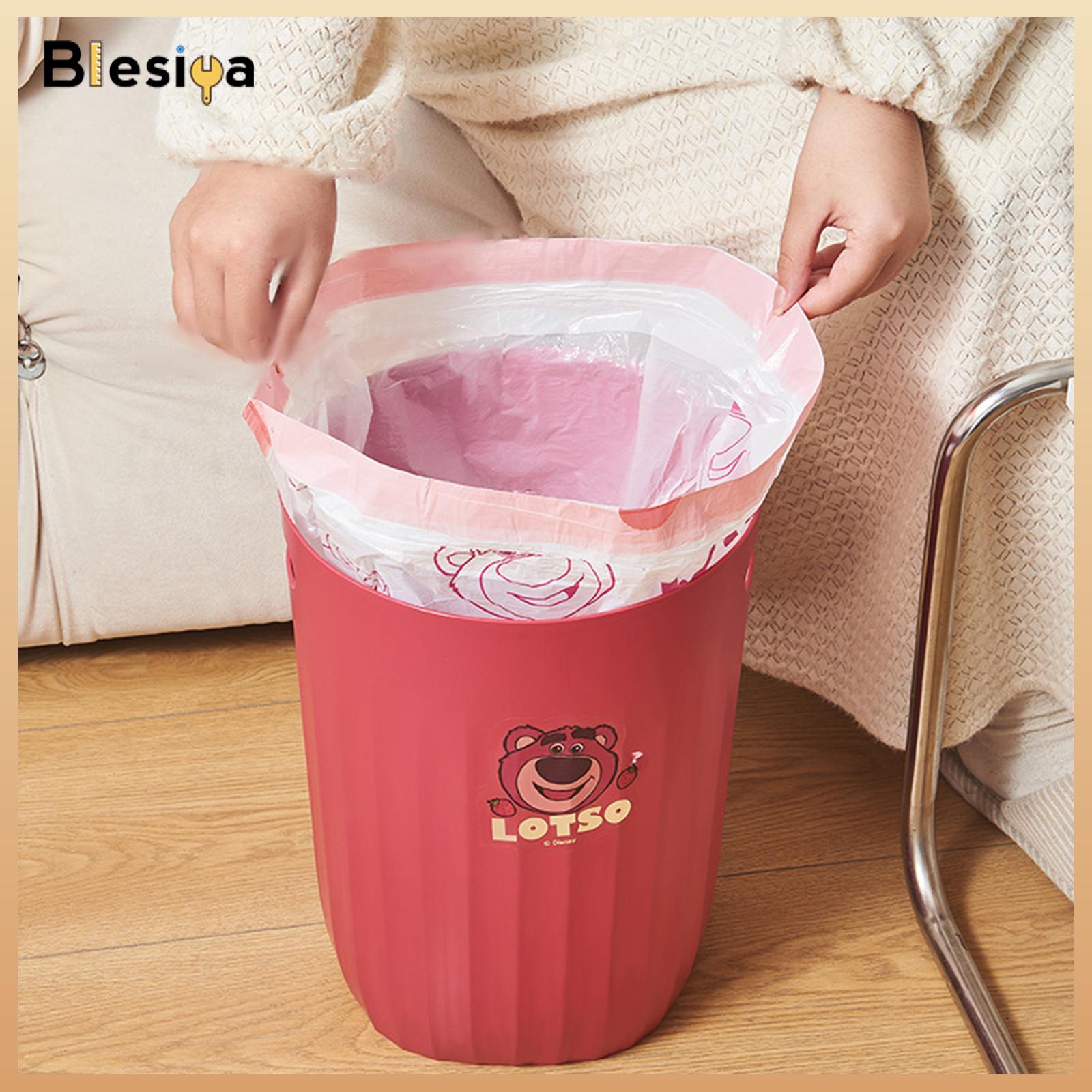 Blesiya Bathroom Trash Can with Handle Portable Round without Lid Paper Basket Organizer for Craft Room Bathroom Entryway Toilet Bedroom Giá 158,400 Đồng*Miễn phí vận chuyển