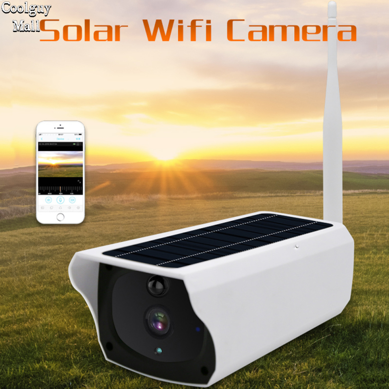 Năng lượng mặt trời Máy ảnh IP66 không thấm nước ai cảm biến chuyển động màu nhìn trong đêm 2 cách âm thanh ngoài trời 3MP HD năng lượng mặt trời Camera An Ninh