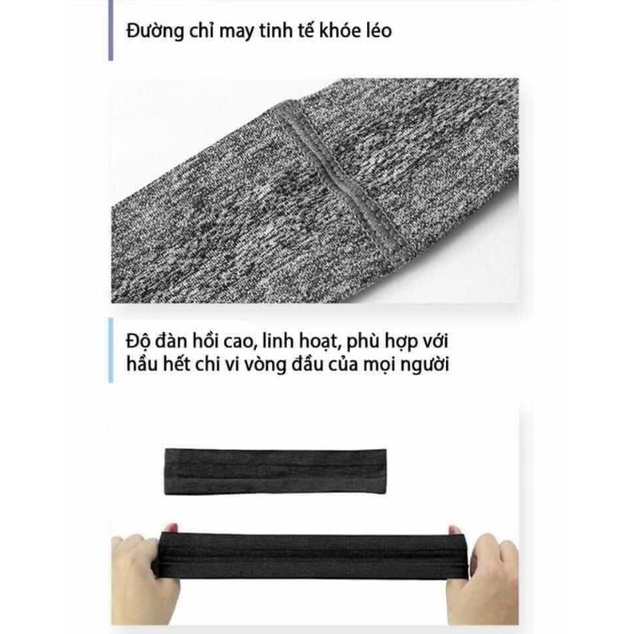 Băng đô đầu chắn mồ hôi chất Cotton siêu thấm hút