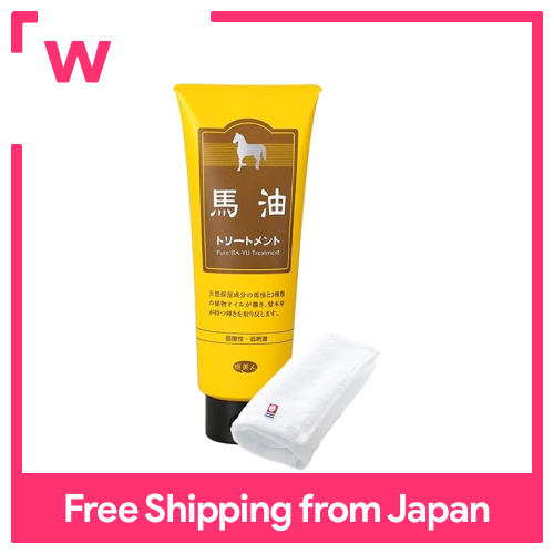 Azuma Shoji [bao gồm khăn imabari] xử lý dầu ngựa 240G/bayu chăm sóc da đầu dầu ngựa dầu ô liu dầu Jojoba kết hợp dầu hoa trà