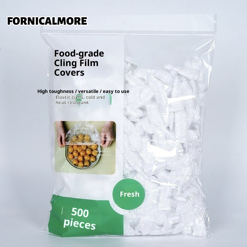 FORNICALMORE Túi màng bảo quản thực phẩm cấp thực phẩm, đậy nắp bát, kín khí, chịu nhiệt lạnh tốt, tiện lợi cho nhà bếp