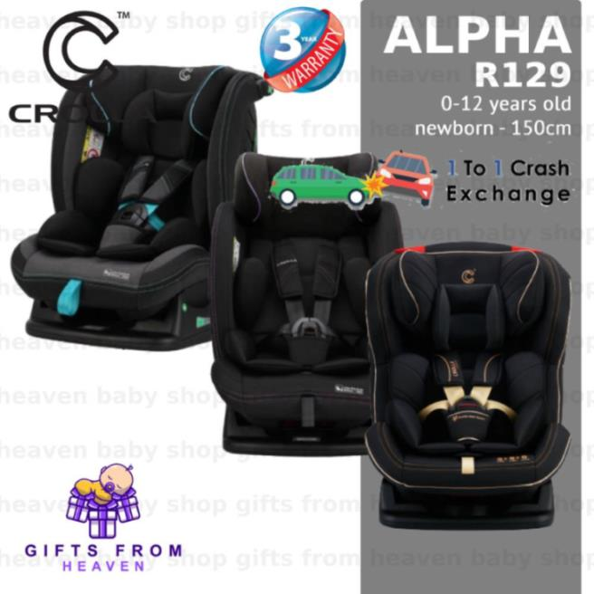 [WM FREE SHIPPING] CROLLA ALPHA R129 CONVERTIBLE CAR SEAT