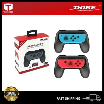 DOBE Nintendo Switch Red&Blue Controller Grip Set / Black&Black Left & Right Joy-Con Handle Gamepad For NS TNS-851 - Tech Cube
