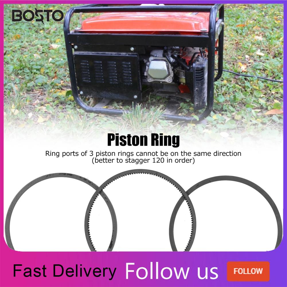 Bộ kết hợp vòng piston bosto Bộ phát điện diesel làm mát bằng không khí Phụ Kiện máy xới bánh xe mini 186f 186fa 86mm