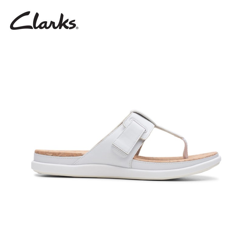 clarks soft cushion flip flops