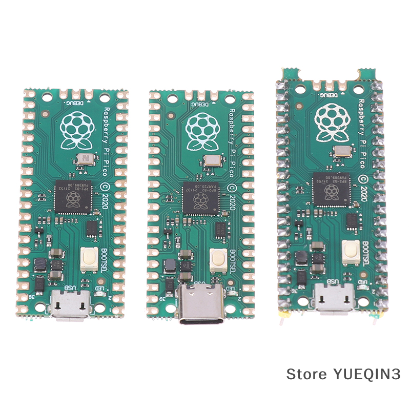 Store YUEQIN3 Raspberry Pi Pico Board rp2040 TYPE-C Micro Dual-core 264Kb cánh tay công suất thấp hiệu suất cao Cortex-M0 + Bộ vi xử lý