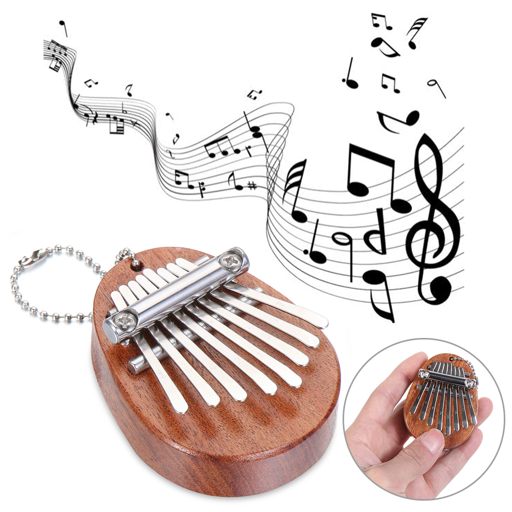 ZBRTDR ของขวัญเสียง8คีย์เปียโนนิ้วเปียโนนิ้วมือคีย์บอร์ดเปียโนนิ้วหัวแม่มือเครื่องดนตรี