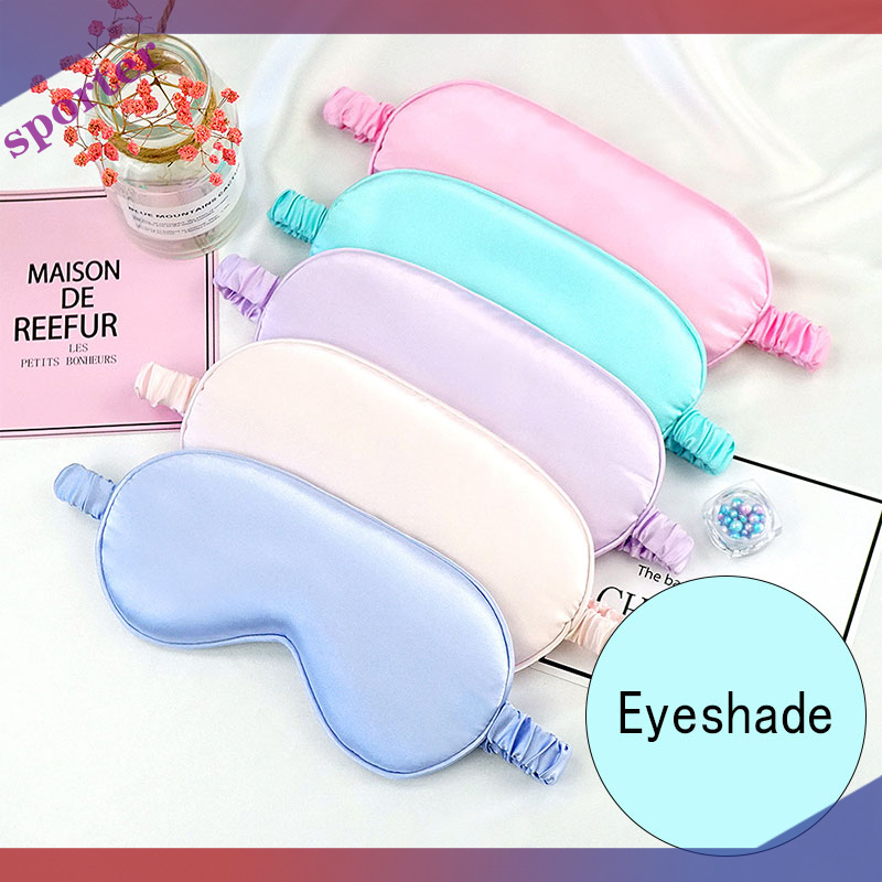 Sporter 1Pc Eyeshade Sleeping Eye Mask Cover Eyepatch Solid Rest Relax Eye Shade ราคา 34 บาท*ส่งฟรี