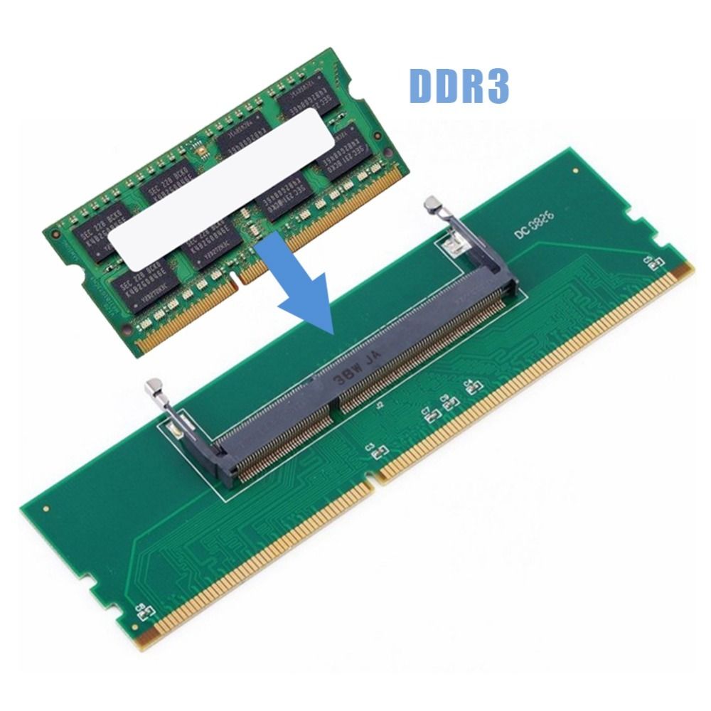 แล็ปท็อป ไปยังเดสก์ท็อปการ์ดหน่วยความจำอะแดปเตอร์ 200 SO-DIMM ไปยังเครื่องคอมพิวเตอร์ 240 ขา DIMM DDR3 หน่วยความจำอะแดปเตอร์เชื่อมต่อ RAM ราคา 11,874 บาท*ส่งฟรี