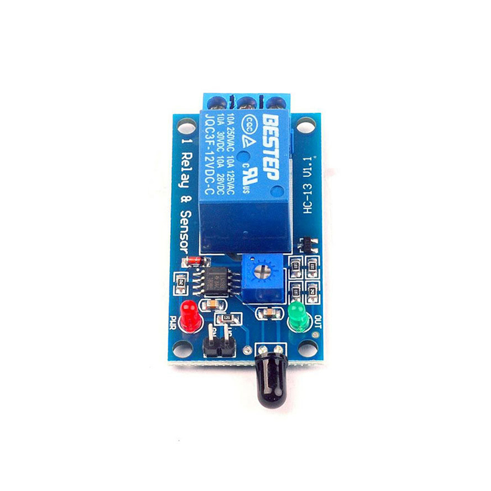 1 kênh 5V/12V ngọn lửa Mô-đun cảm biến phát hiện cảm biến báo cháy mô-đun Rơle Bộ Thu Hồng Ngoại mô-đun Rơle cho Arduino