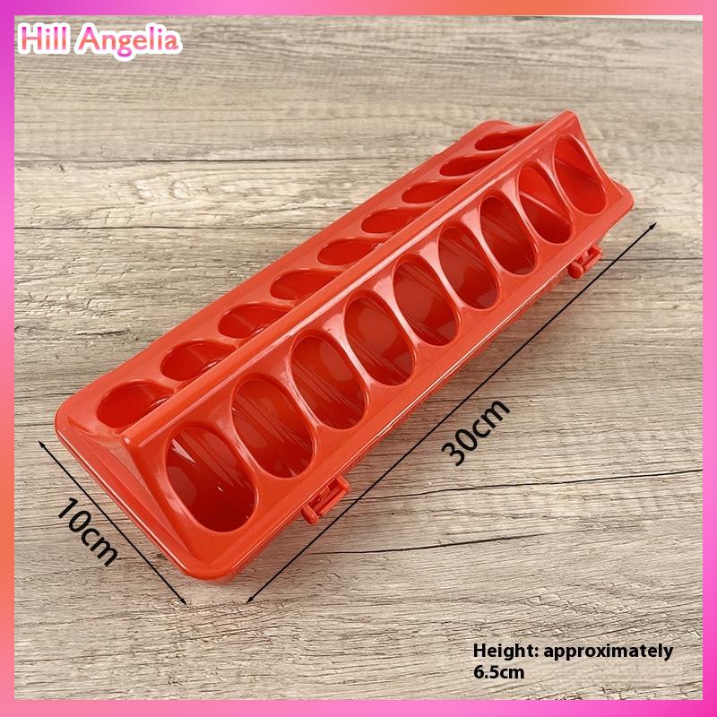 [Hill Angelia] Gia cầm dày trung chuyển và uống nước thực phẩm quả tự động Gà Chim Chick waterer ăn Rutin gà máng - 4