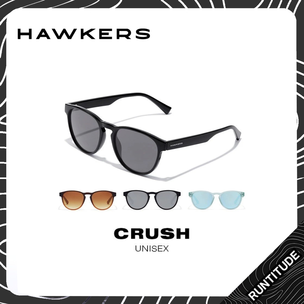 HAWKERS รุ่น Crush แว่นกันแดดยูนิเซ็กซ์ ดีไซน์ทันสมัย น้ำหนักเบา เหมาะทั้งชายและหญิง ราคา 1,280 บาท*ส่งฟรี