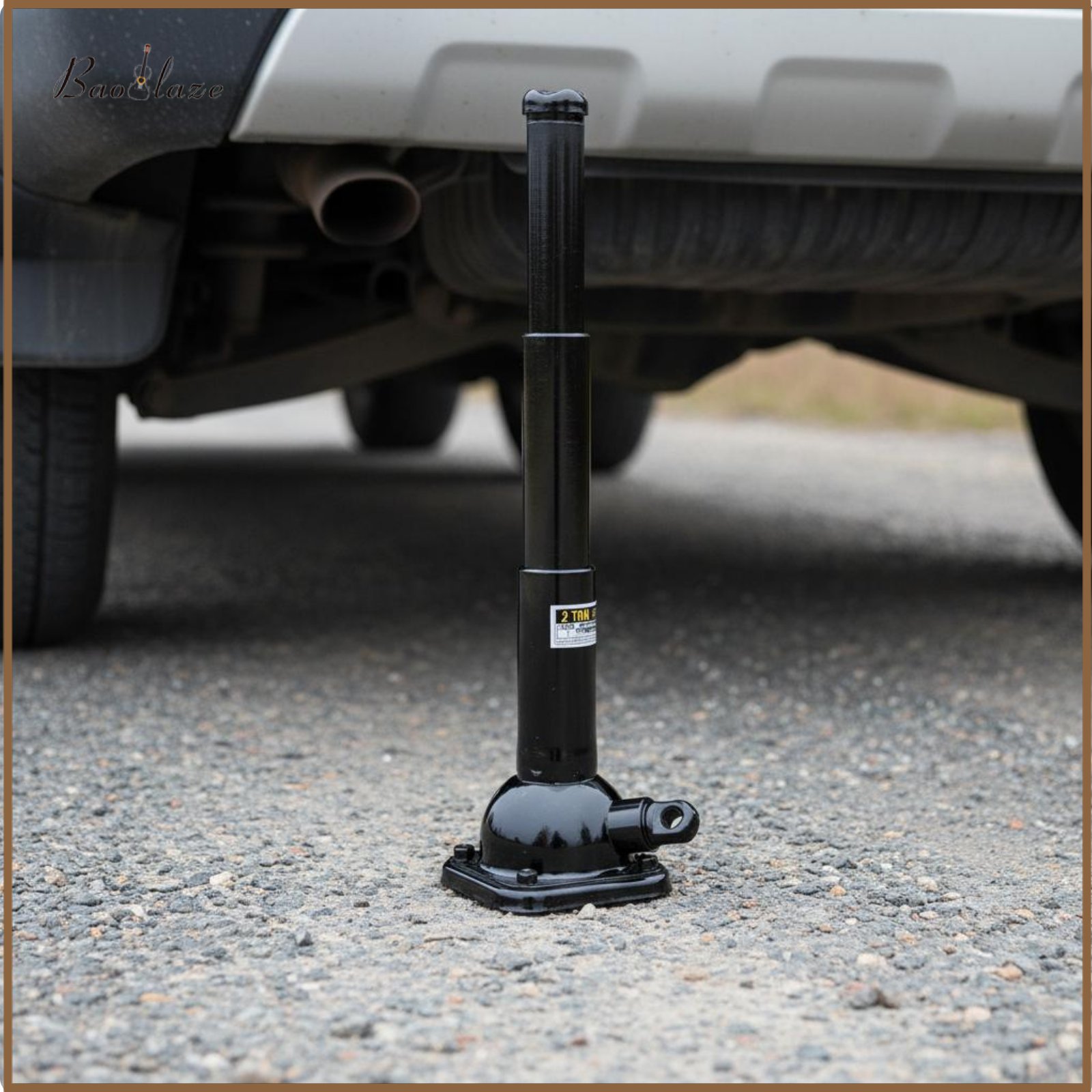Baoblaze Extended Handle 2 Ton Screw Lifting Device Stable Structure Hand Crank Elevating Lifting Device Long-Lasting Automotive Tool Rust Resistant for Construction Workers, Garage ราคา 2,282 บาท*ส่งฟรี