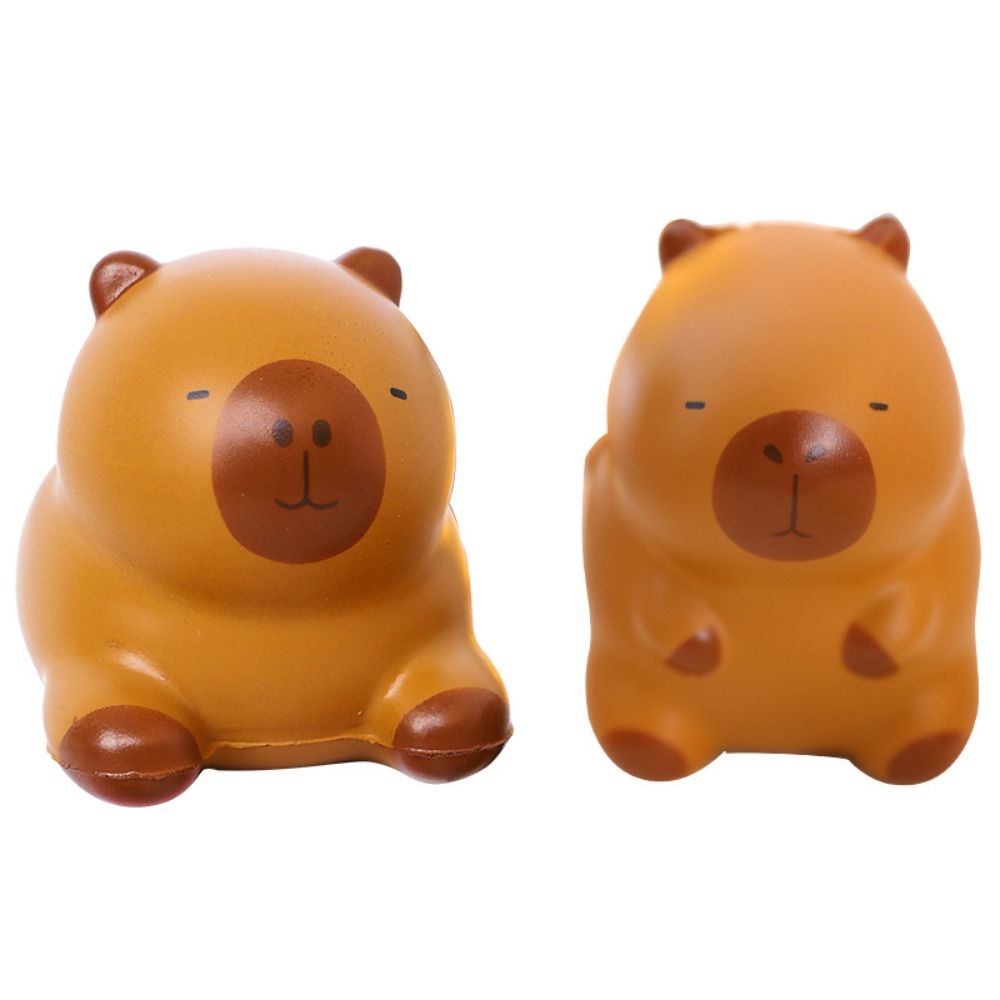 YOYO Cartoon Animal Capybara Squeeze Toy Novelty Doll Squeeze Simulation