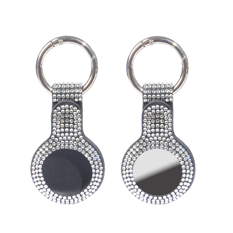 Suitable for Apple airtag Tracker Anti-Lost Locator Leather Diamond-Studded Case airtags Shell Presyo 255 Piso*Libreng Shipping