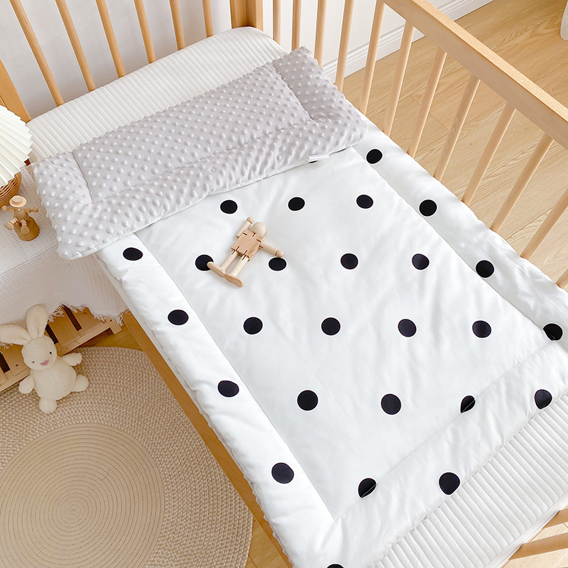 Cartoon Pure Cotton Newborn Crib Mattress Baby Bed Cushion Washable Boys Girls Nap Mat 63*110CM