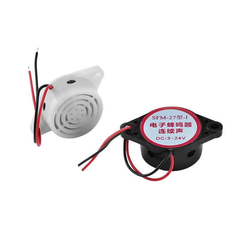 Còi báo động liên lục SFM-27 3-24V, 220V màu trắng, màu đen