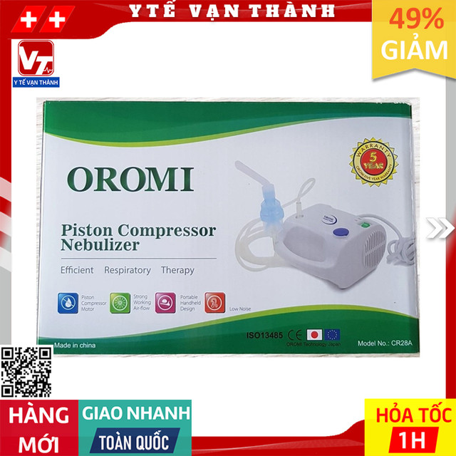 ✅ máy xông khí dung mũi họng oromi cr28a -vt0075 - y tế vạn thành