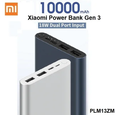 Xiaomi Mi 10000mAh Gen 3 Fast Charge Power Bank Portable Battery Charger Powerbank PLM13ZM