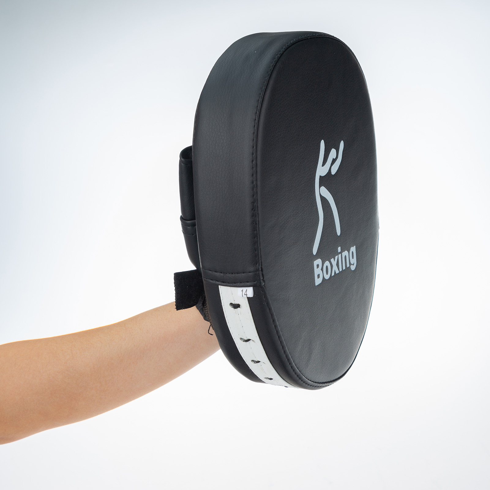Boxing đấm Mitt chất liệu da PU xốp dày cong miếng dán tập trung mục tiêu Kickboxing Muay Thái Karate đào tạo miếng lót tay