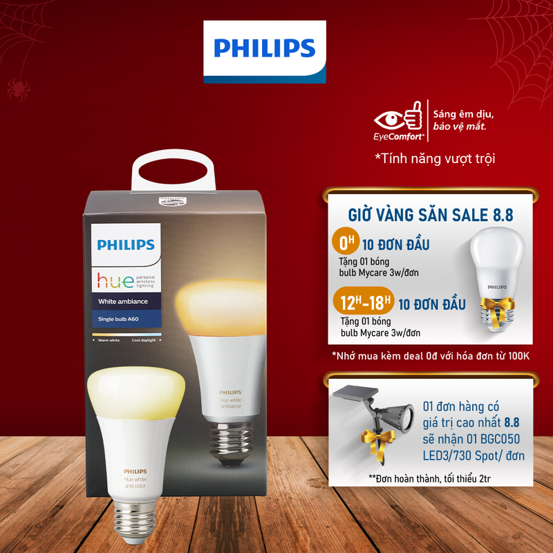 Bóng đèn Philips Hue WhiteAmbiance