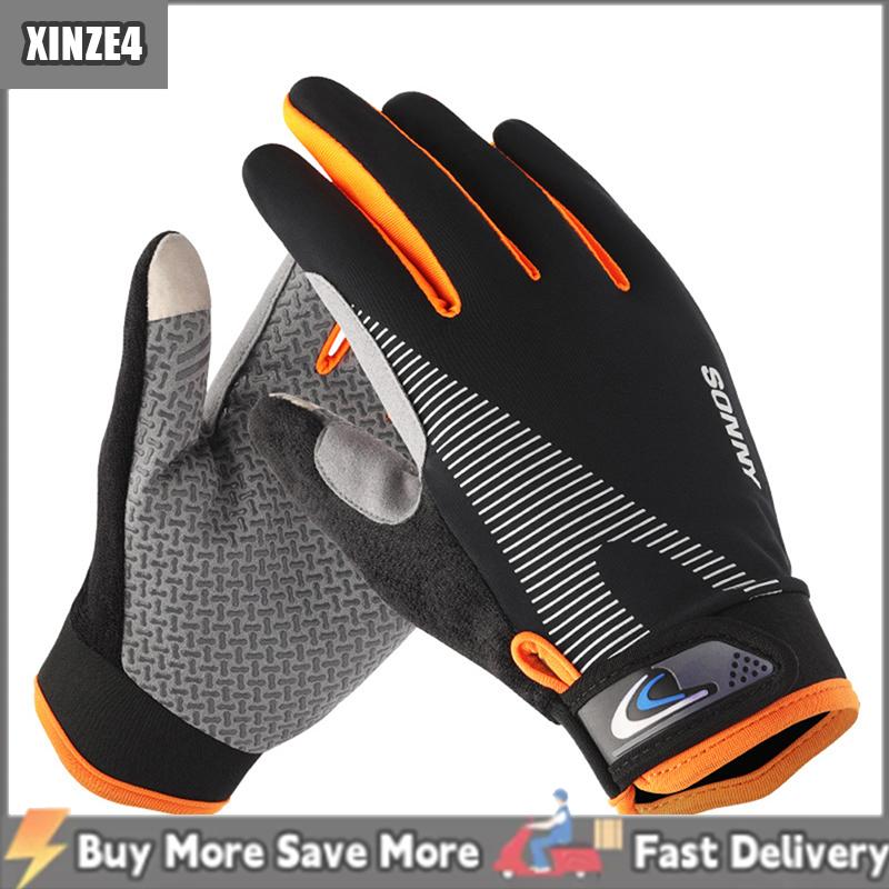 [COD] XINZE4 Unisex Xe Đạp Xe Đạp găng tay đầy đủ ngón tay màn hình cảm ứng MTB Găng tay mùa hè thoáng khí xe máy mùa đông ấm áp đi xe đạp cắm trại