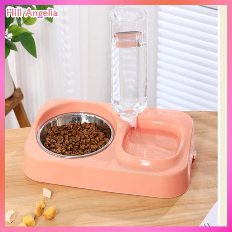 [Hill Angelia] Pet chai nước tự động cho ăn nước cho một bát nước uống con chó con mèo uống bát - 9