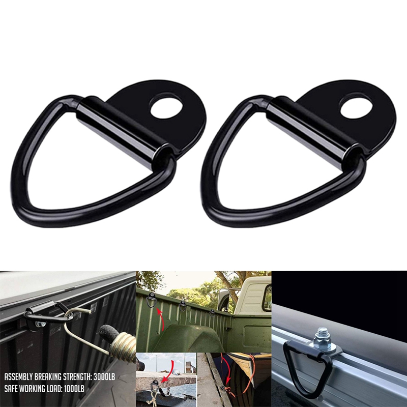 (XOEB) Heavy-Duty Truck Lathe Tie Anchor Ring Trailer Hook Tie Cargo V-Ring Suitable for Trucks Pickups Trailers