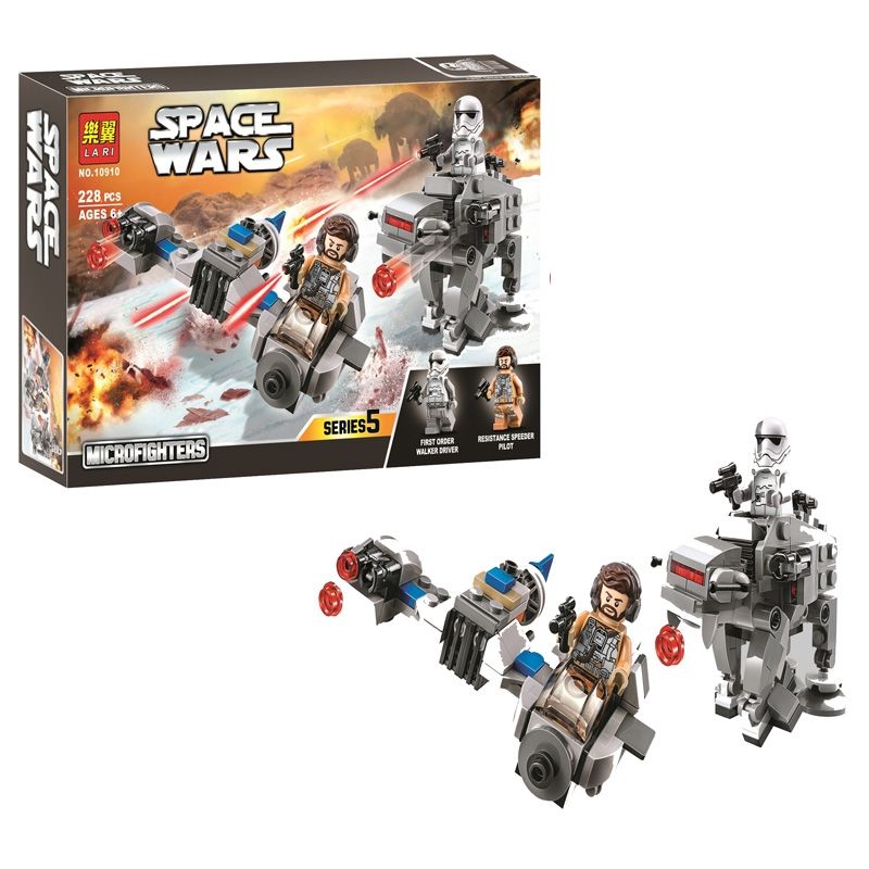 Compatible with LEGO Star Wars Ship Battle Walking Mech Mini Squad Set 75195 brick toy
