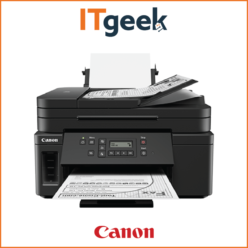 Canon PIXMA GM4070 Refillable Ink Tank Wireless Printer with ADF for High Volume Monochrome Printing Singapore
