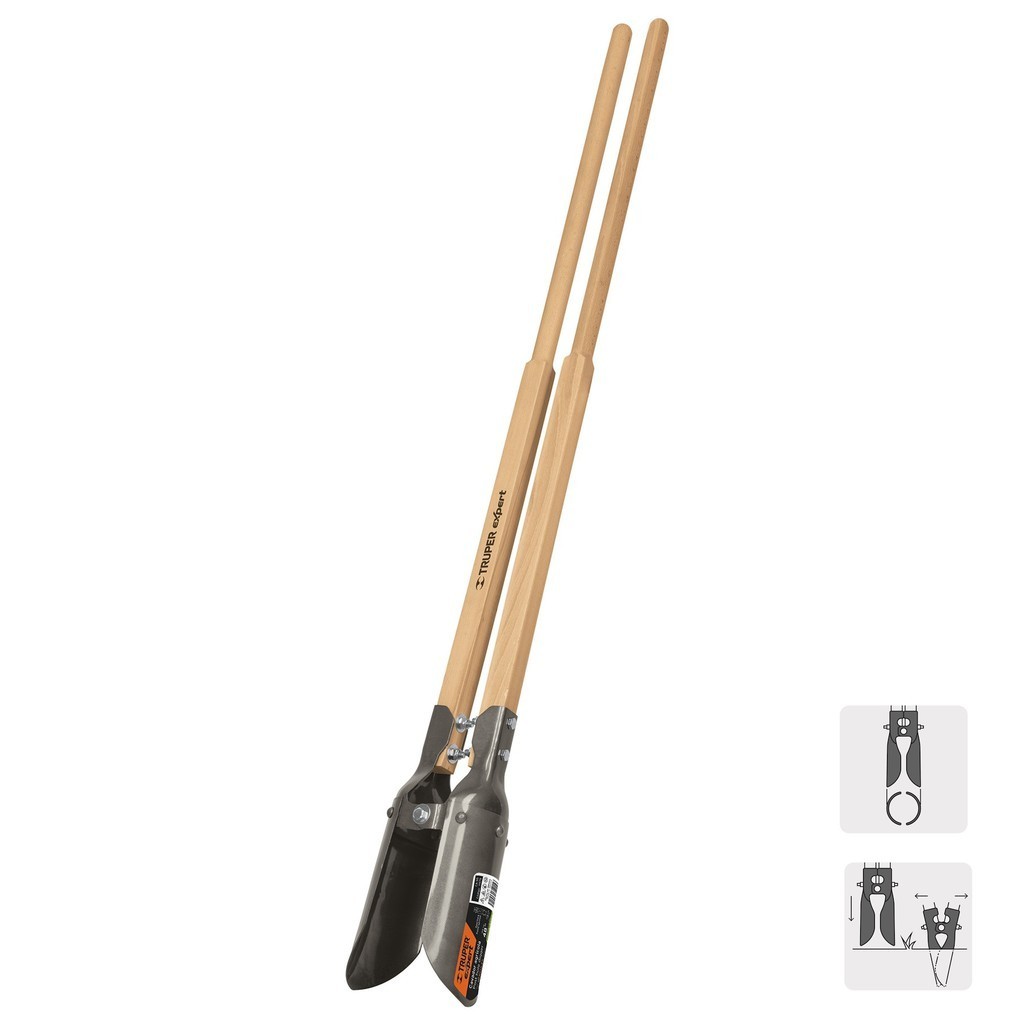 TRUPER 11979 เสียมขุดดินแบบหนีบด้ามไม้ยาว 48 นิ้ว (CA-38) (ราคาต่ออัน ,ในกล่องบรรจุ 2 อัน) | Fixtools shop ราคา 1,724 บาท*ส่งฟรี