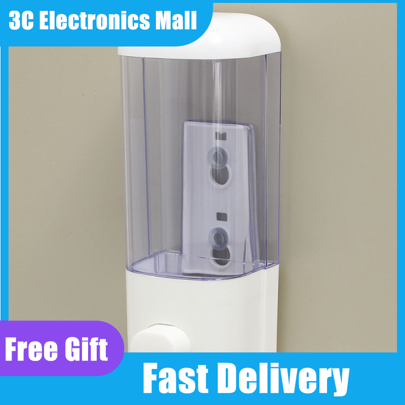 500ML Wall Mounted Soap Dispenser Bathroom Sanitizer Shampoo Shower Gel