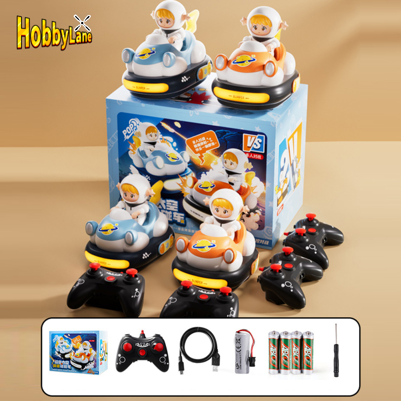 HobbyLane Kids Remote Control Bumper Car Toy Cartoon RC Battle Drifting Kart Race Car With Light Sound For Boys Girls ราคา 772 บาท*ส่งฟรี