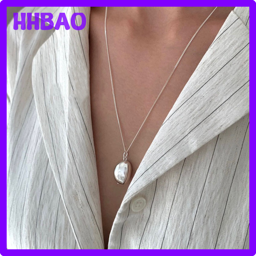 NEW^-^NEW 925 Sterling Silber Geometrische Perle Kette Choker Halskette Für Frauen Breiten Feinen Schmuck Hochzeit Geburtstag Geschenk