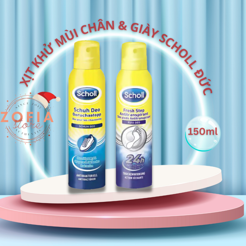 Xịt khử mùi hôi giày hôi chân nội địa đức deo 150ml