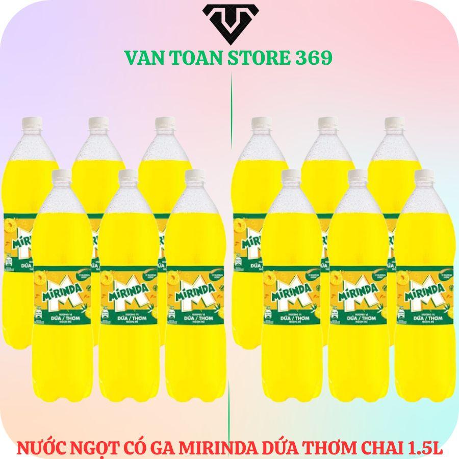 Nước ngọt MIRINDA hương vị thơm dứa chai 1.5 lít