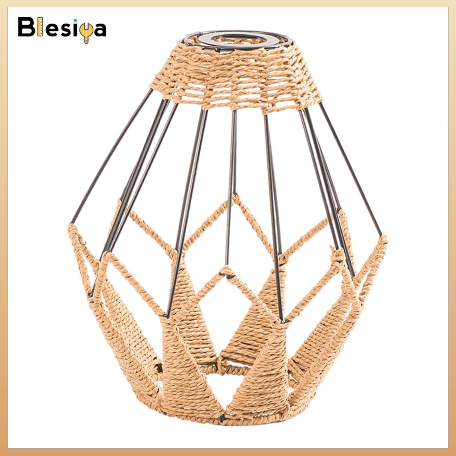 Blesiya Woven Pendant Lamp Shade Light Shade for Dining Room Kitchen