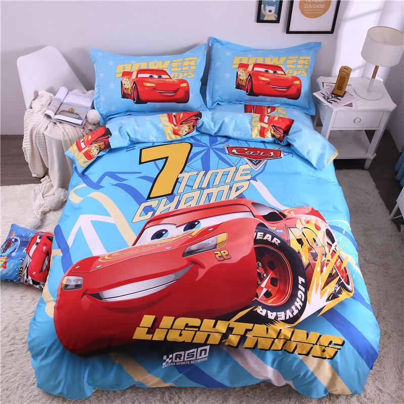 lightning mcqueen single duvet set