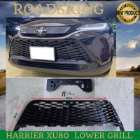 TOYOTA HARRIER XU80 FRONT BUMPER BOTTOM LOWER GRILL GRILLE GLOSS BLACK JAPAN SPEC