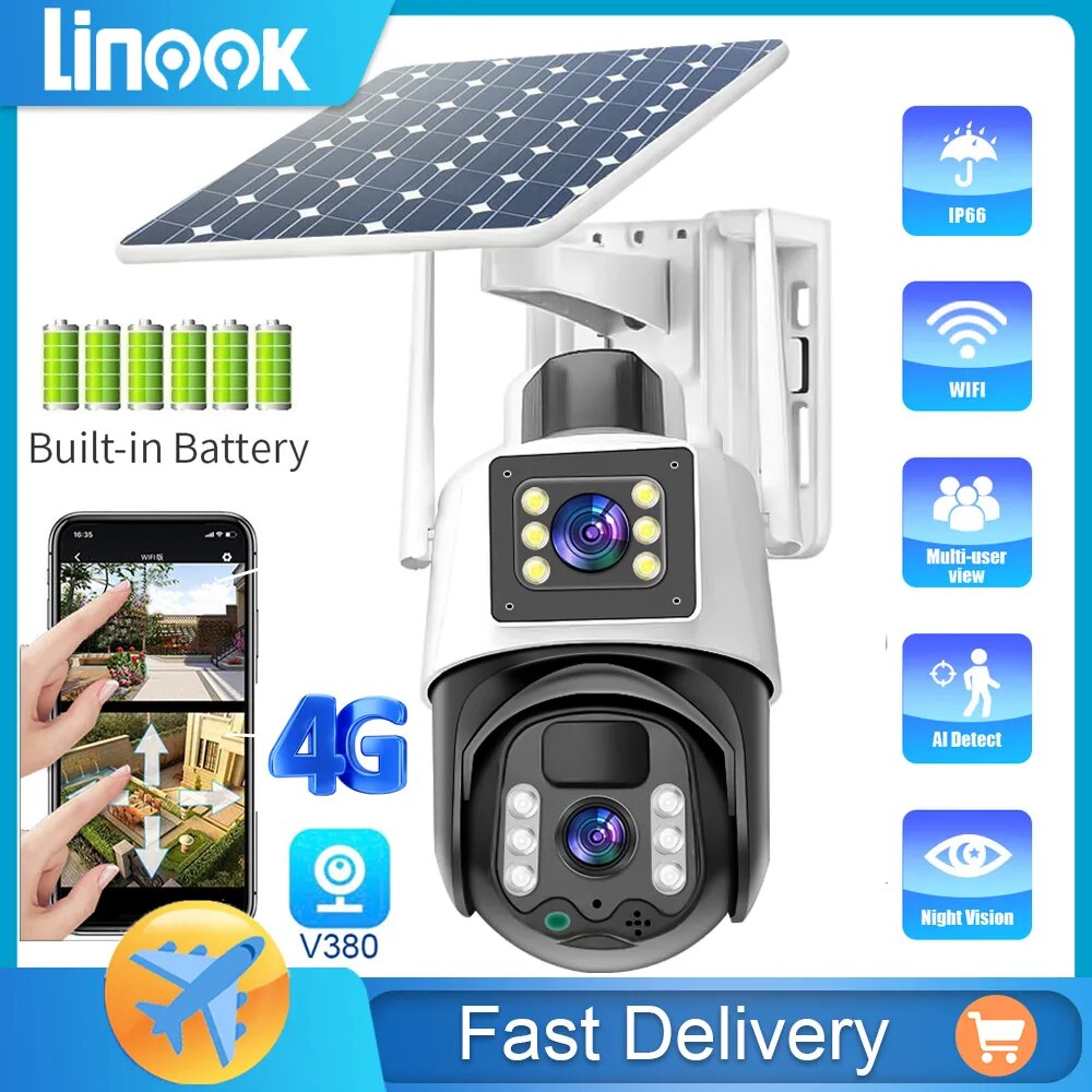 Camera giám sát, cung cấp lắp đặt camera an ninh quan sát - camera quan sát năng lượng mặt trời ptz không dây ngoài trời 4k 8mp, camera độ phân giải cao để đảm bảo hiệu quả và chất lượng quay video, chống nước, chống bụi