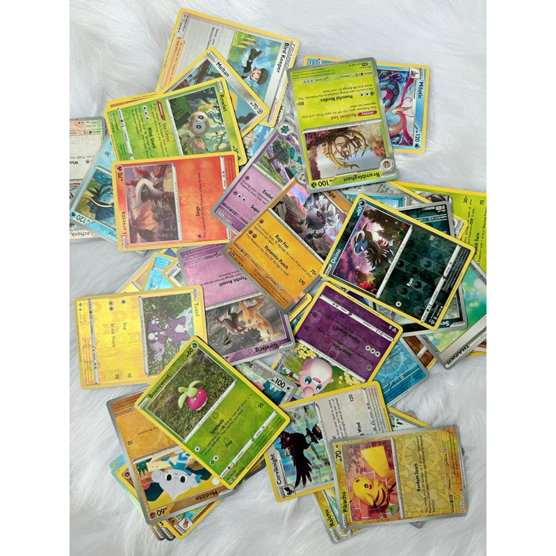 Pokémon TCG: Combo random thẻ bài Pokemon common rare holo rare hàng chính hãng