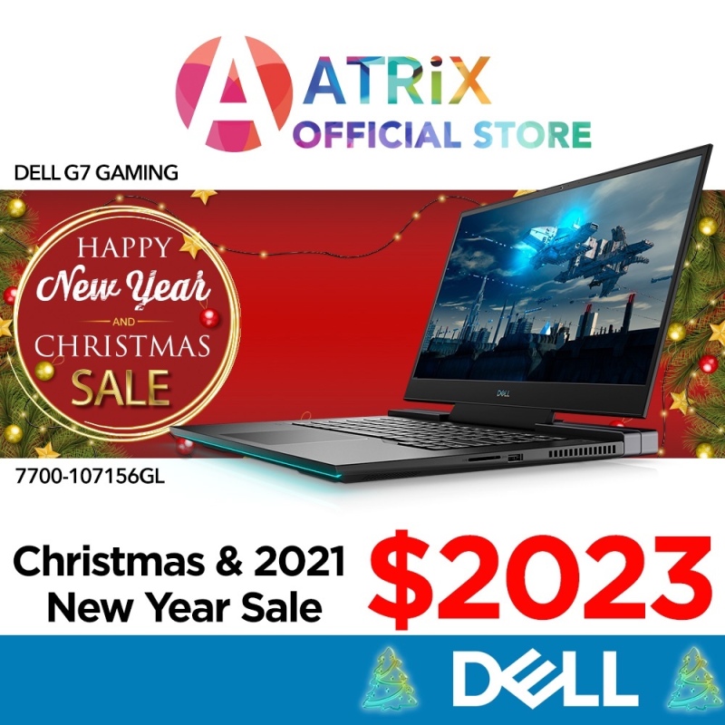 【Express Delivery】New Dell G7 17 7700 Gaming Laptop | 17.3inch FHD 120Hz | i7-10750H | 512GB SSD | GTX1660Ti 6GDR6 | Killer WIFI6 AX | 2Yrs Dell Onsite Warranty | 7700-107156GL